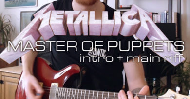 Master Of Puppets (Metallica) – guitar cover